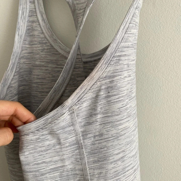 LULULEMON Cool Racerback II Wee Are From Space Nimbus Battleship Size 6-8 - Picture 7 of 15